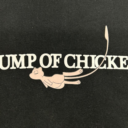 BUMP OF CHICKEN バンプオブチキン ブラック ミュウ プリント ツアー Tシャツ トップス