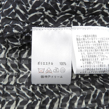 MARILYN MOON マリリンムーン 新品同様 総柄 シアー プリーツ ワンピース レディース ブラック M 53-9035 ワンピース