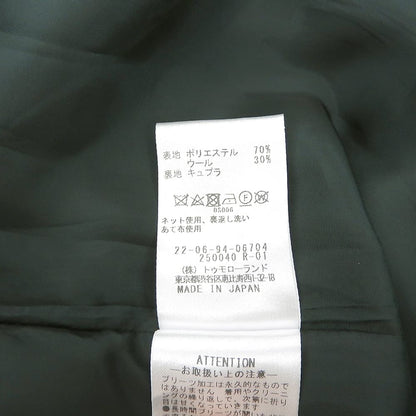 DES PRES デプレ 新品同様 プリーツ ノースリーブワンピース レディース グリーン系 36 ワンピース
