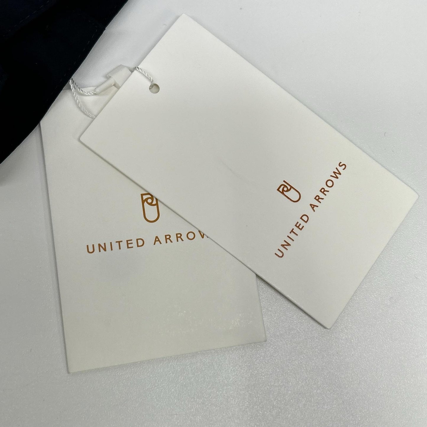 UNITED ARROWS ユナイテッドアローズ ダークネイビー 24年 フラワーモチーフ タックリボンパーツ シャツブラウス トップス