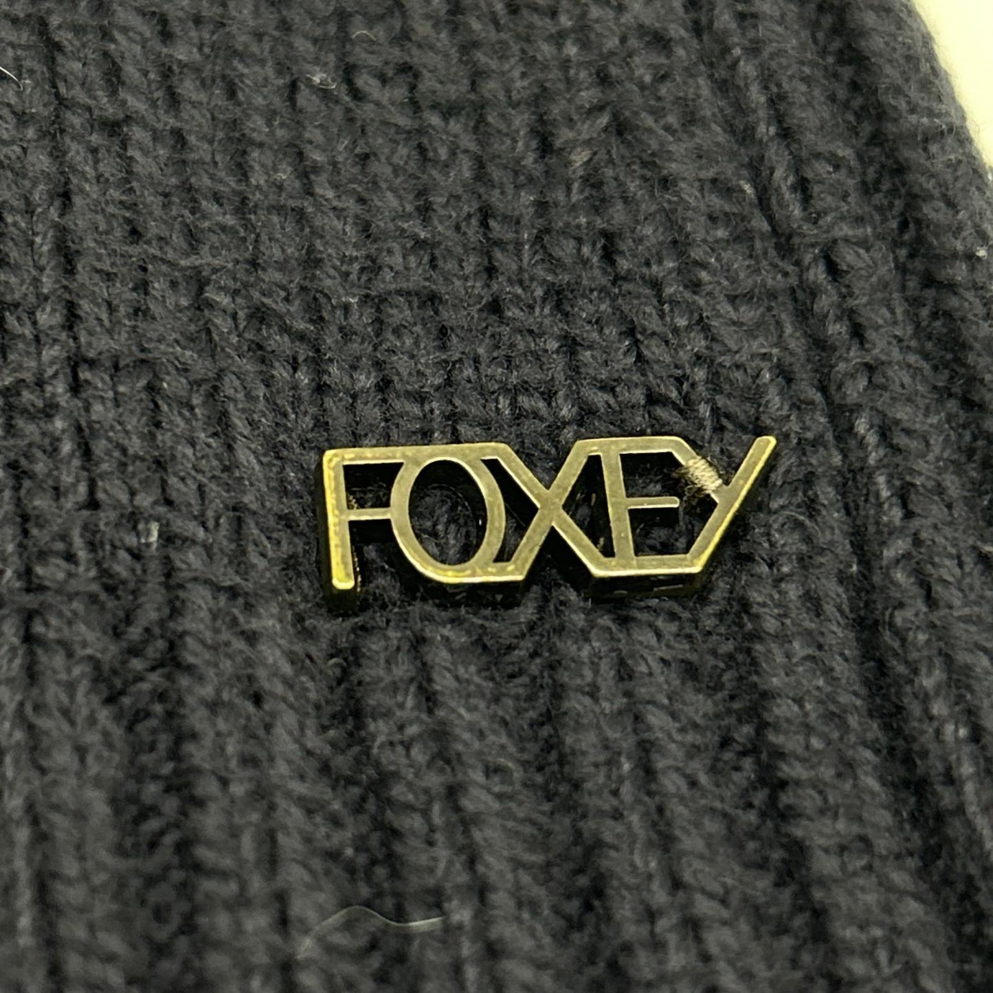 FOXEY NEW YORK フォクシーニューヨーク 27729-NATFA101MY ネイビー エンジェルヘアコットン タートルネック トップス
