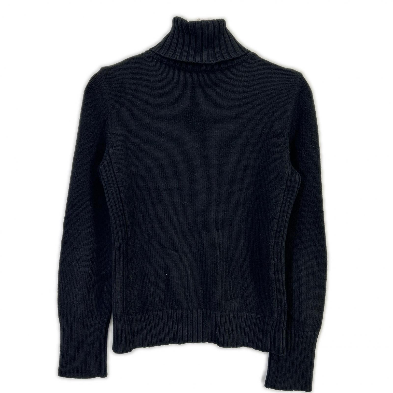 FOXEY NEW YORK フォクシーニューヨーク 27729-NATFA101MY-2 ブラック エンジェルヘアコットン タートルネック トップス