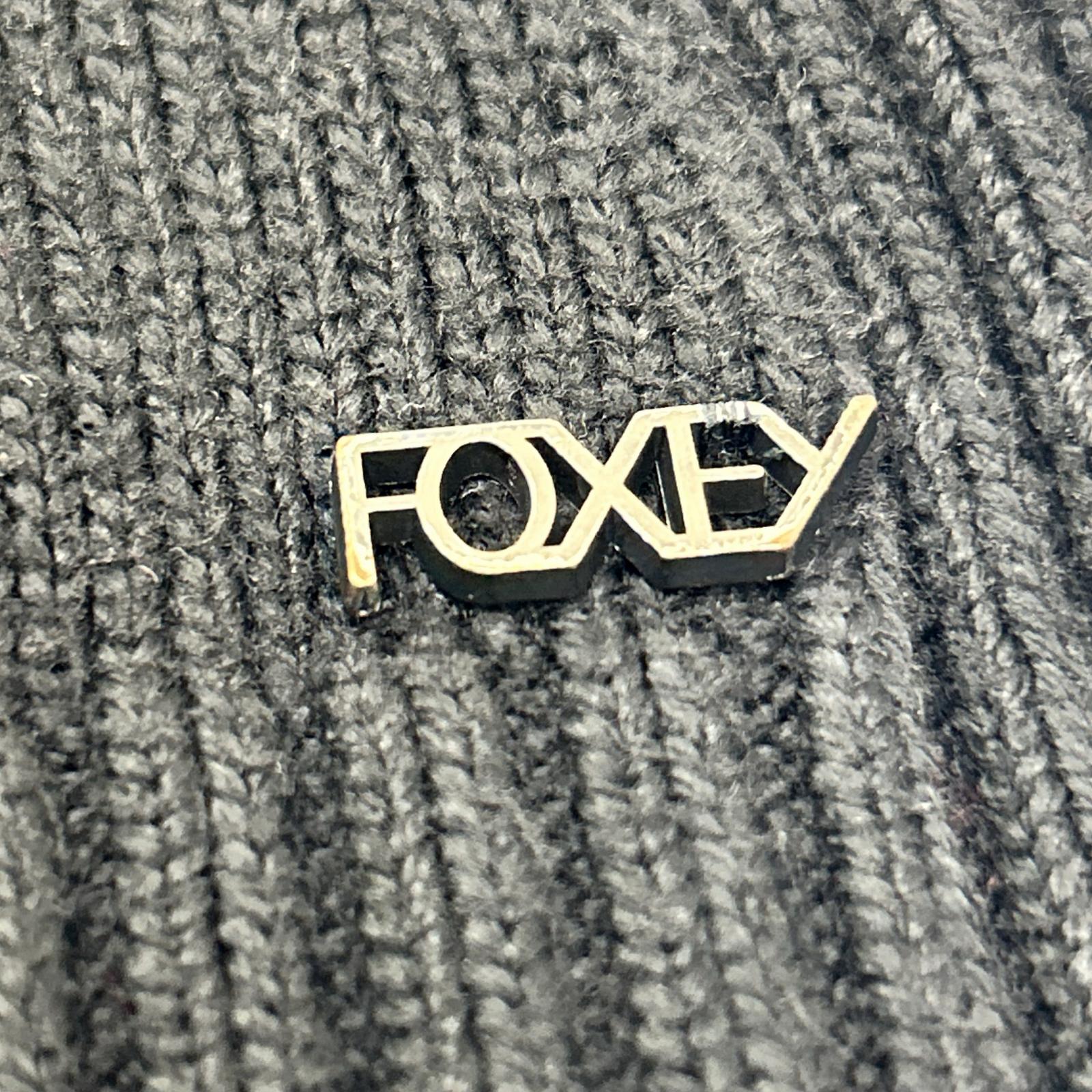 FOXEY NEW YORK フォクシーニューヨーク 27729-NATFA101MY-2 ブラック エンジェルヘアコットン タートルネック トップス