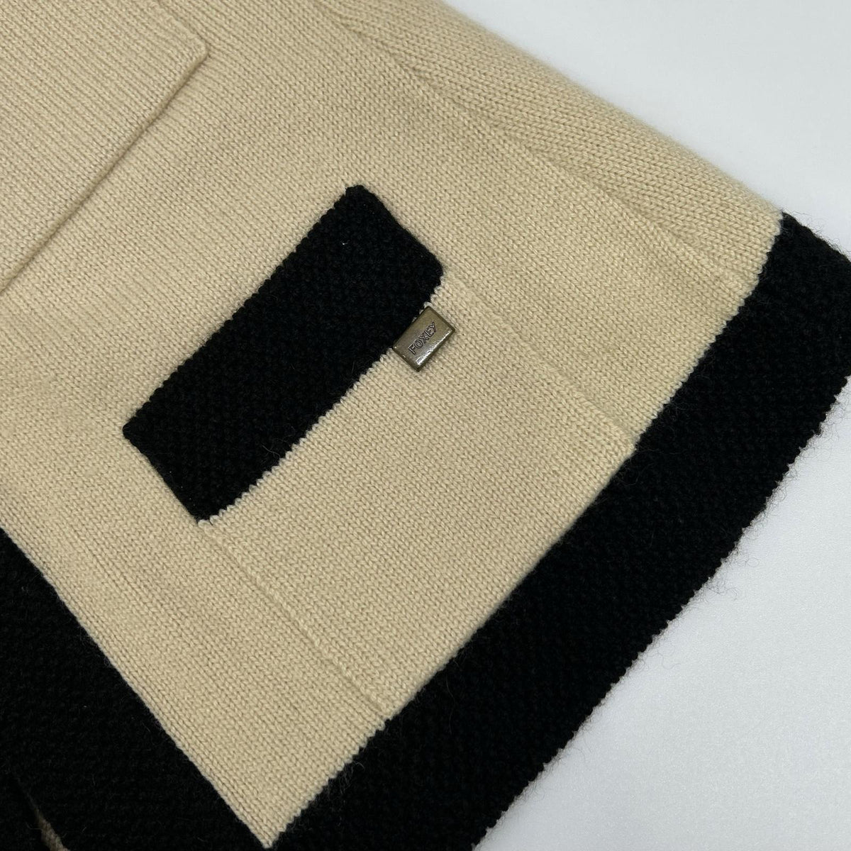 FOXEY フォクシー 24497 アイボリー カシミヤ100 カーディガン トップス