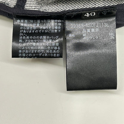 FOXEY NEW YORK フォクシーニューヨーク 39368 インディゴ コットン混 ノースリーブ デニムドレス ワンピース