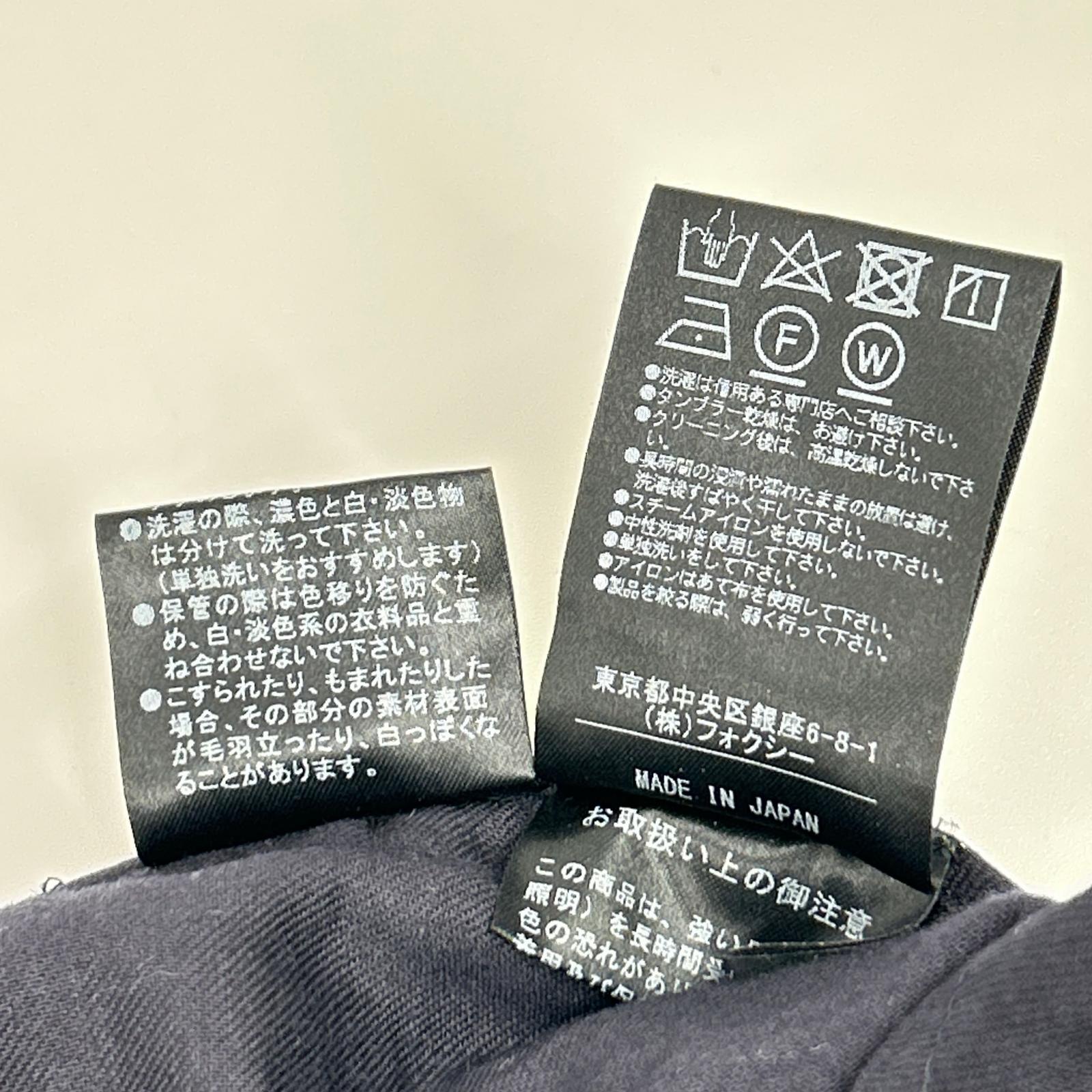 FOXEY NEW YORK フォクシーニューヨーク 39368 インディゴ コットン混 ノースリーブ デニムドレス ワンピース