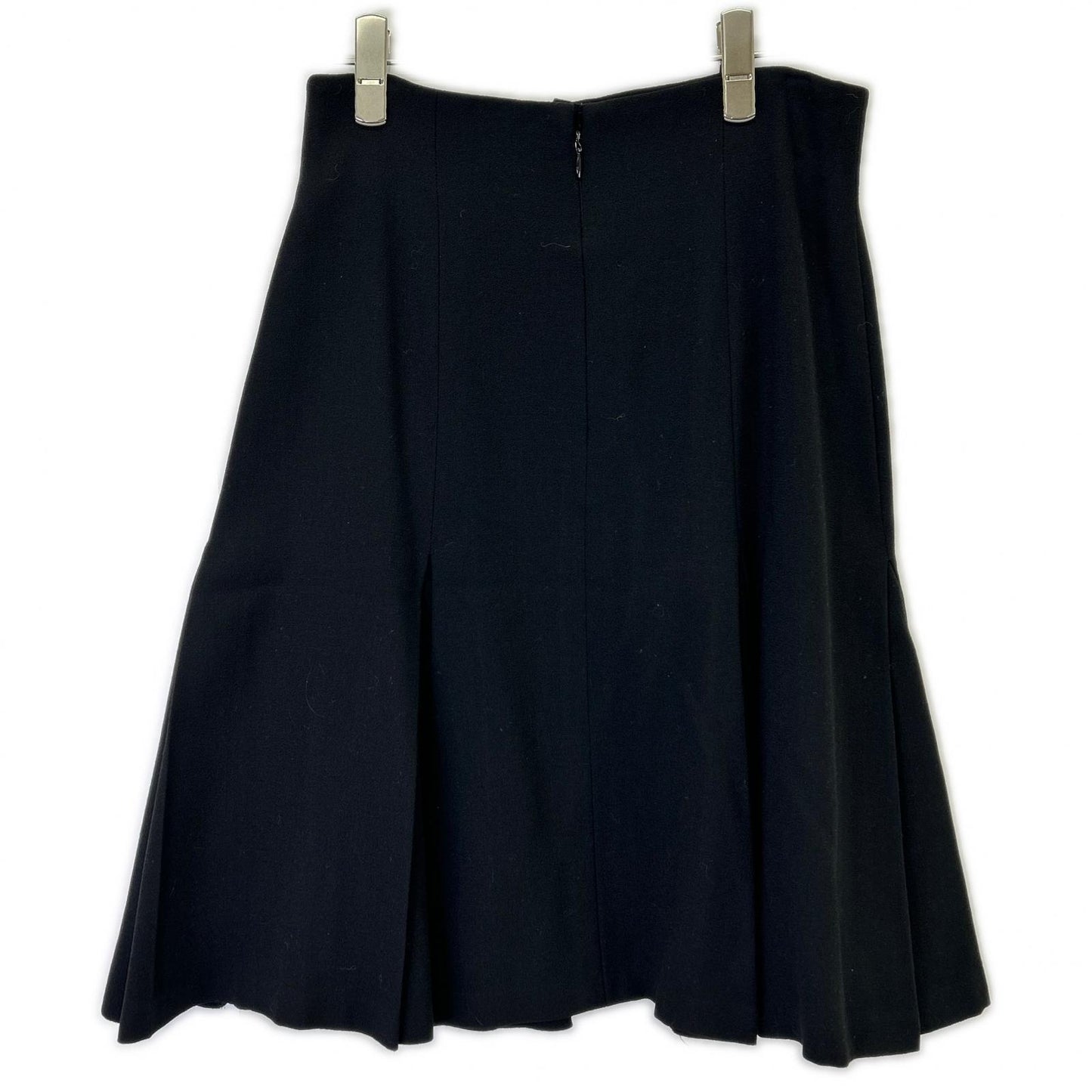 Christian Dior クリスチャンディオール 2210KP83 ブラック ウール ロングスカート スカート