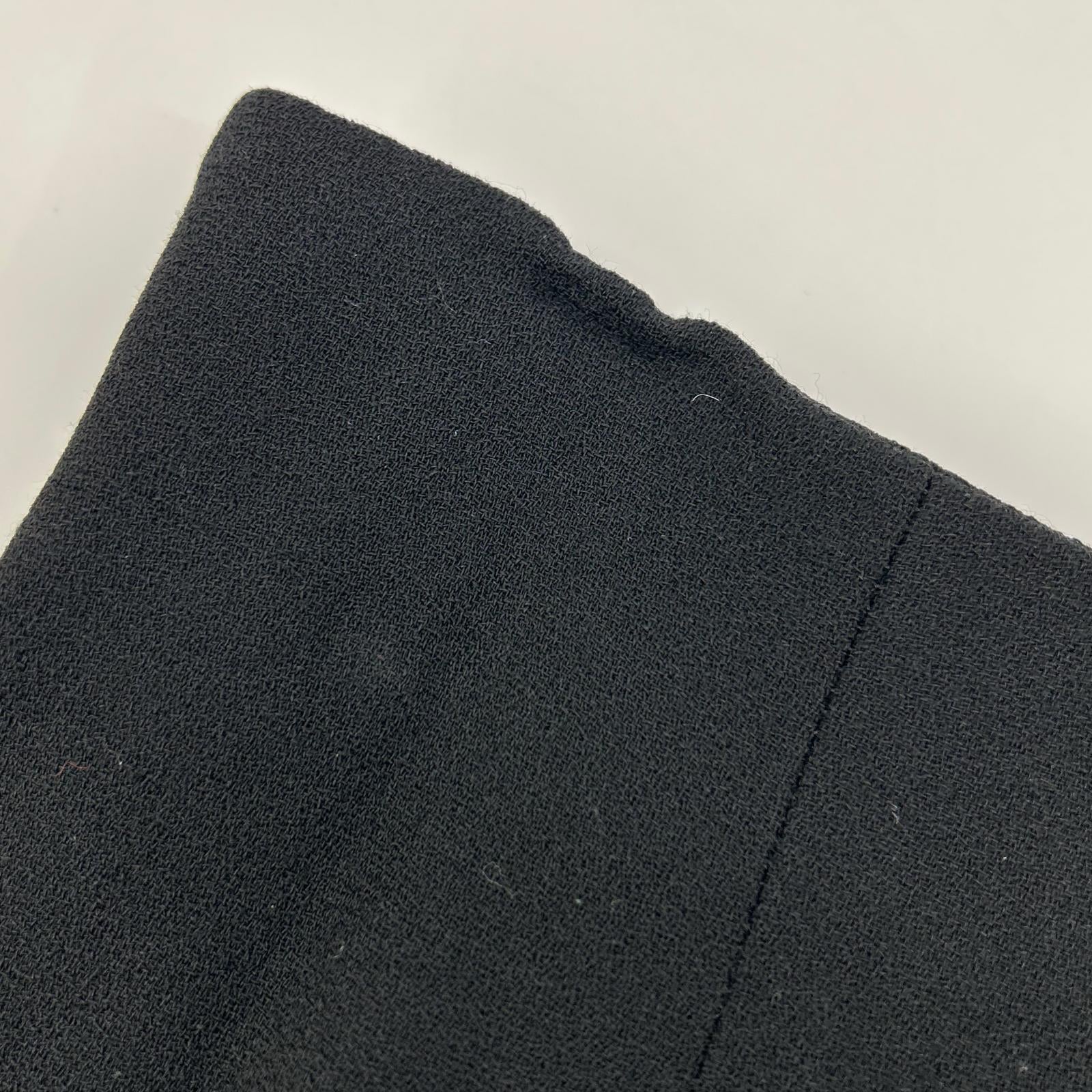 Christian Dior クリスチャンディオール 2210KP83 ブラック ウール ロングスカート スカート