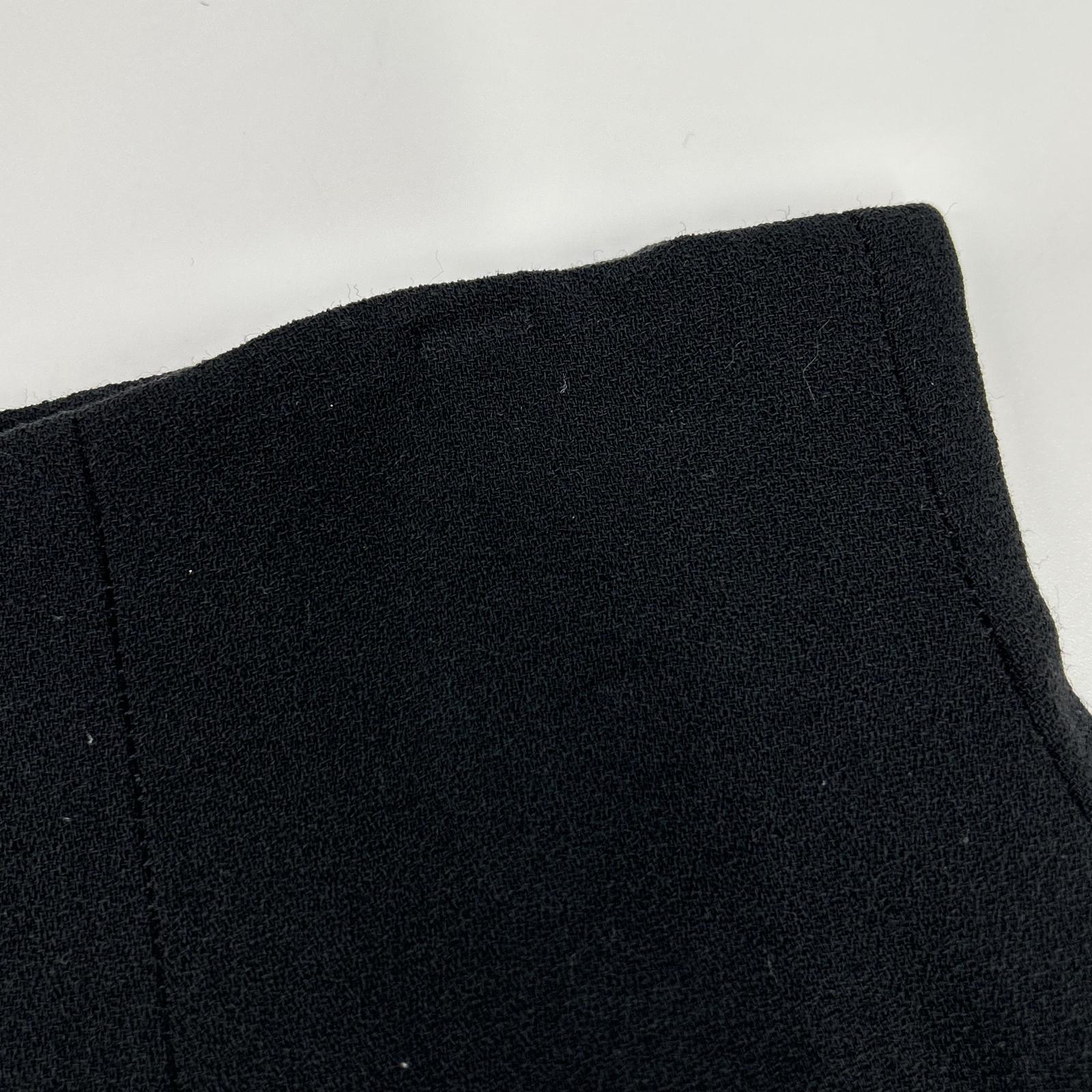 Christian Dior クリスチャンディオール 2210KP83 ブラック ウール ロングスカート スカート