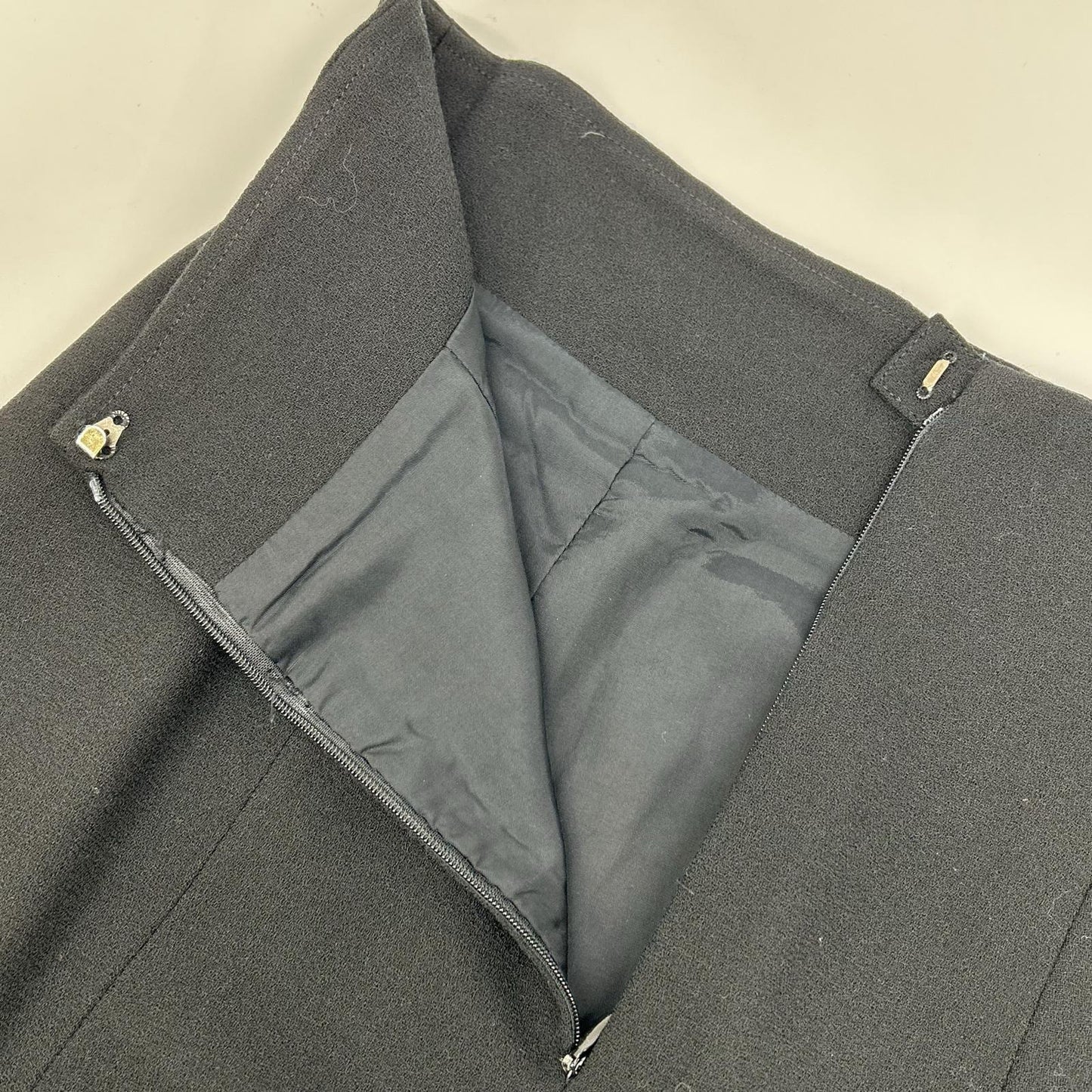 Christian Dior クリスチャンディオール 2210KP83 ブラック ウール ロングスカート スカート