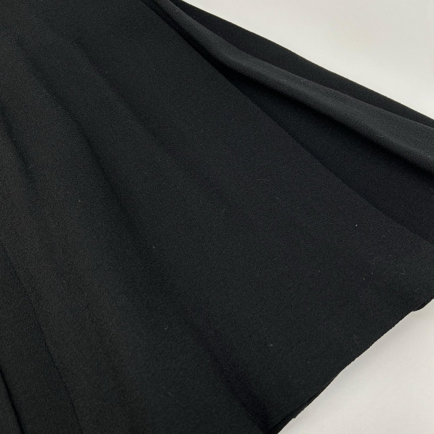 Christian Dior クリスチャンディオール 2210KP83 ブラック ウール ロングスカート スカート