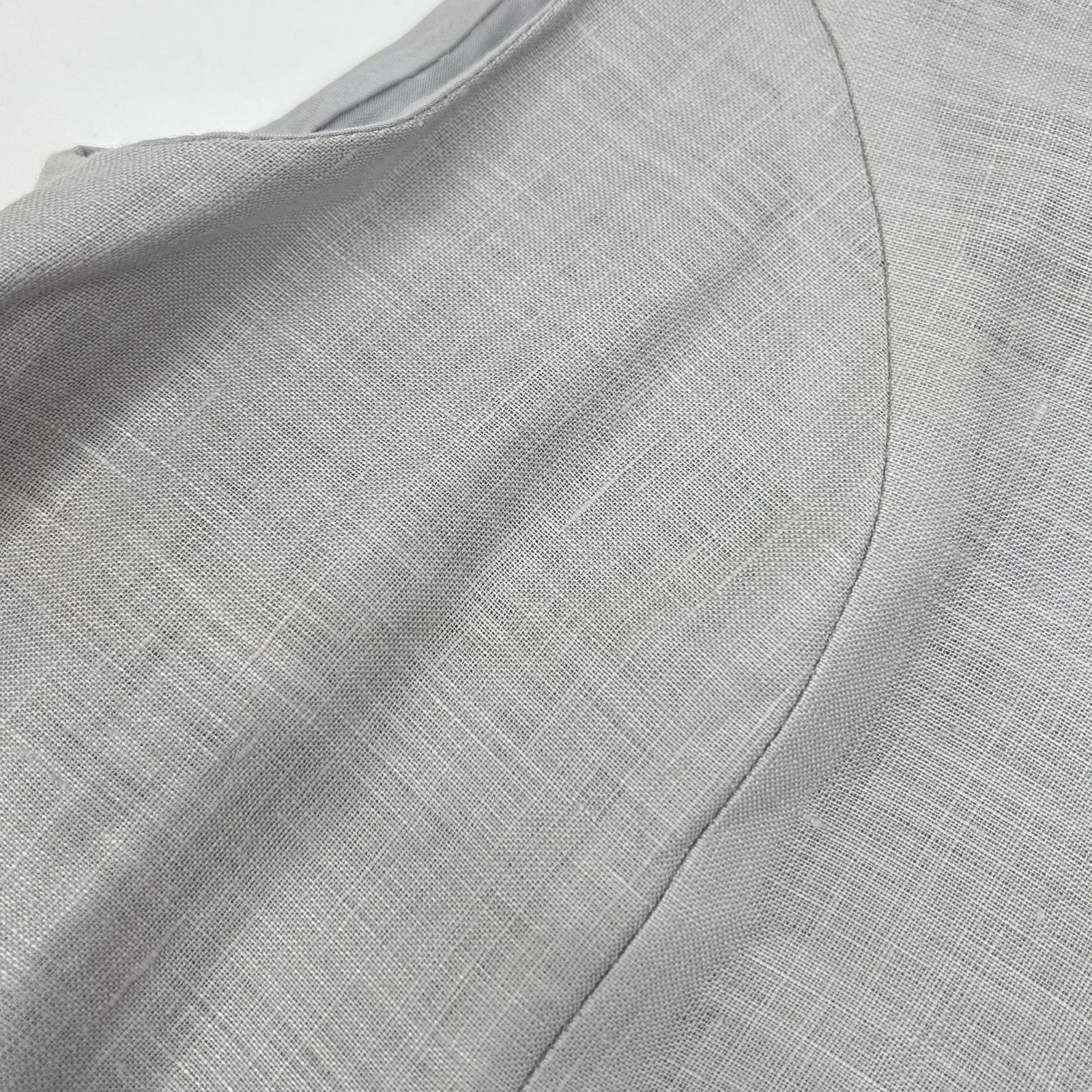 FOXEY フォクシー 35790 スカイブルー Dress Lyon リネン 花柄レース ワンピース ワンピース