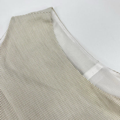 FOXEY NEW YORK フォクシーニューヨーク 40090 アイボリー COLLECTION ストライプ 刺繍 ワンピース ワンピース