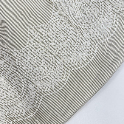 FOXEY NEW YORK フォクシーニューヨーク 40090 アイボリー COLLECTION ストライプ 刺繍 ワンピース ワンピース