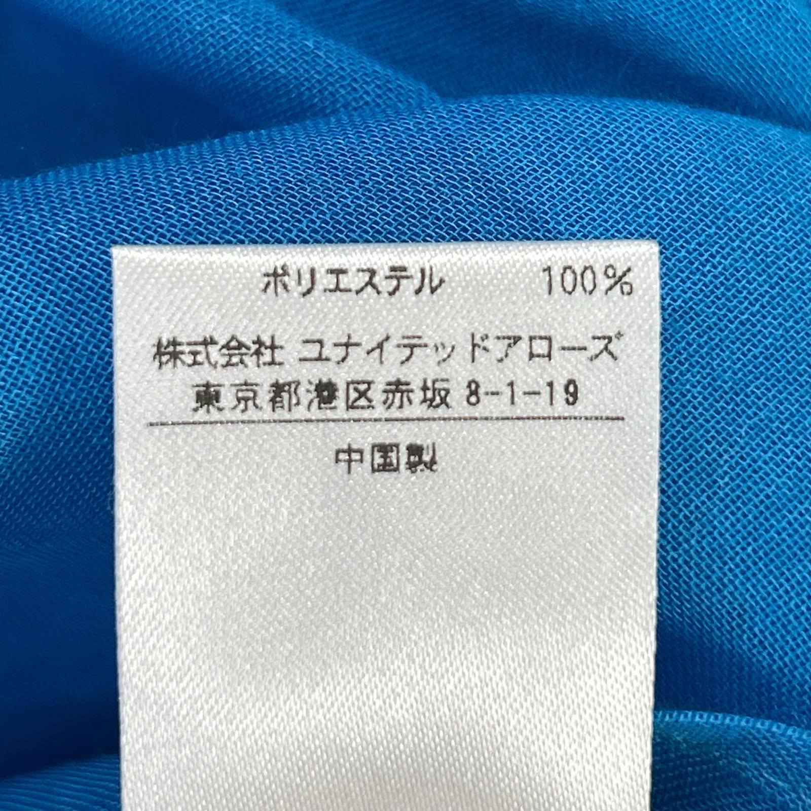MARW UNITED ARROWS マルゥユナイテッドアローズ 1516-199-1543 ブルー 半袖 フリル付き ブラウス トップス