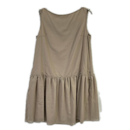 FOXEY NEW YORK 39443 beige lace sleeveless dress