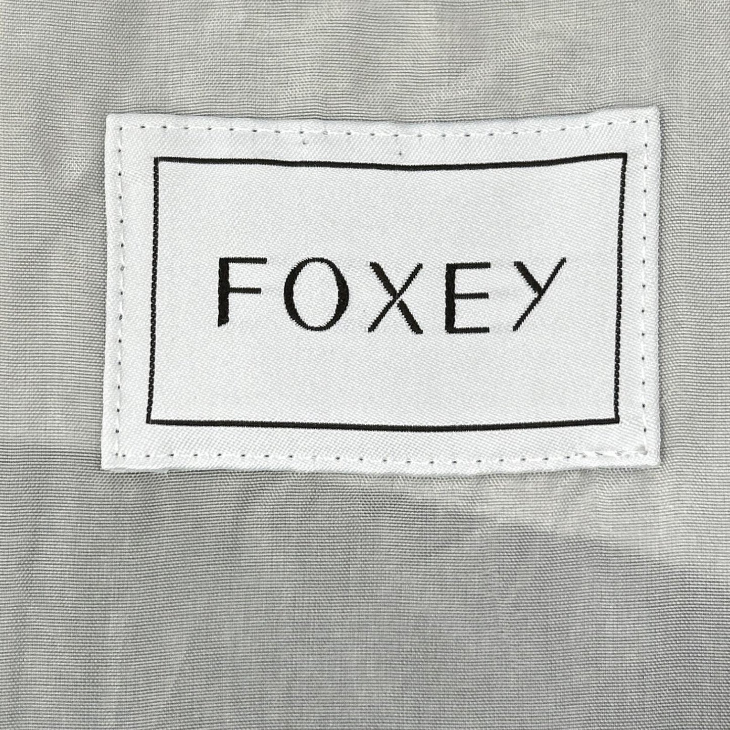 FOXEY フォクシー 35717 ブラック Deauville サイドボタン ノースリーブワンピース ワンピース