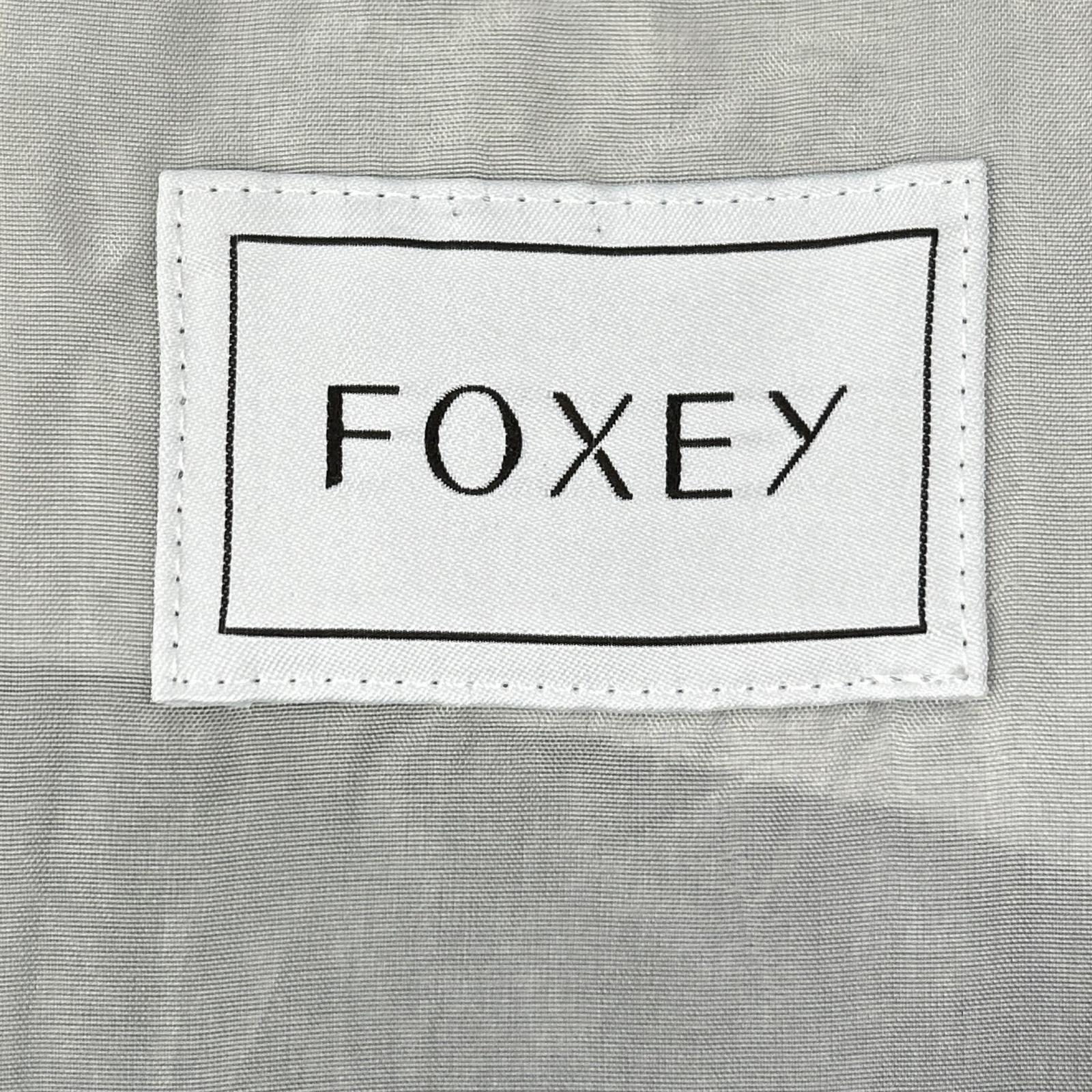 FOXEY フォクシー 35717 ブラック Deauville サイドボタン ノースリーブワンピース ワンピース