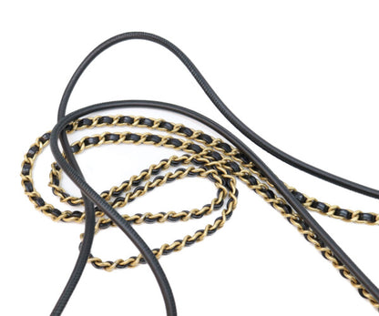 CHANEL シャネル AS3980 ブラック シャネル22ミニ シャイニーカーフスキン ゴールド金具 チェーンバッグ ショルダーバッグ