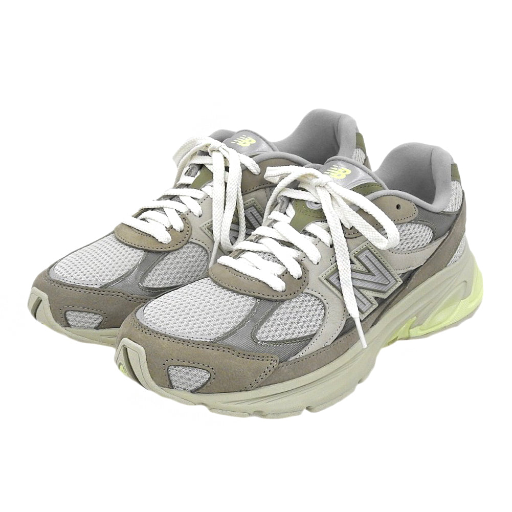 NEW BALANCE ニューバランス 新品同様 スニーカー シューズ メンズ グリーン 29cm U20101AH シューズ