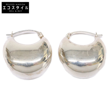 NINA&JULES ニナエジュール 925 プランプ ムーン フープ ピアス
