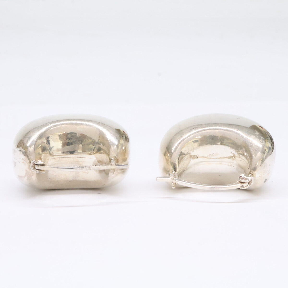 NINA&JULES ニナエジュール 925 プランプ ムーン フープ ピアス
