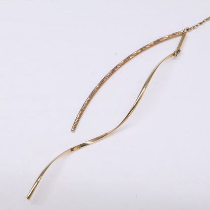 agete アガット 【美品】10242112352 K10 アメリカン ピアス