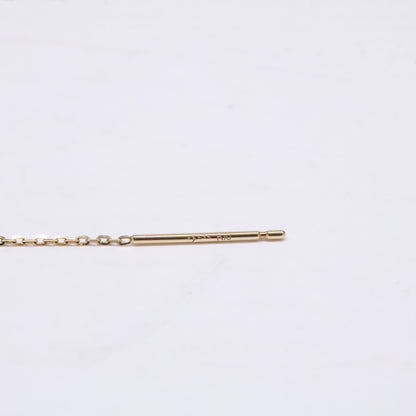 agete アガット 【美品】10242112352 K10 アメリカン ピアス