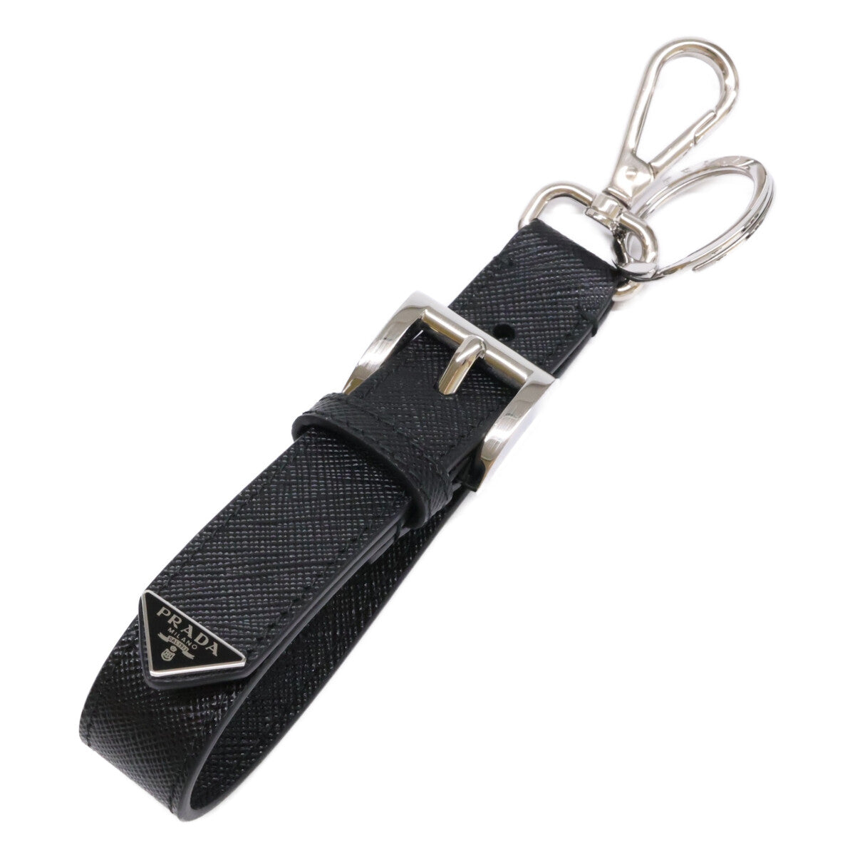 PRADA プラダ 【美品】2PP186 サフィアーノレザー キーリング