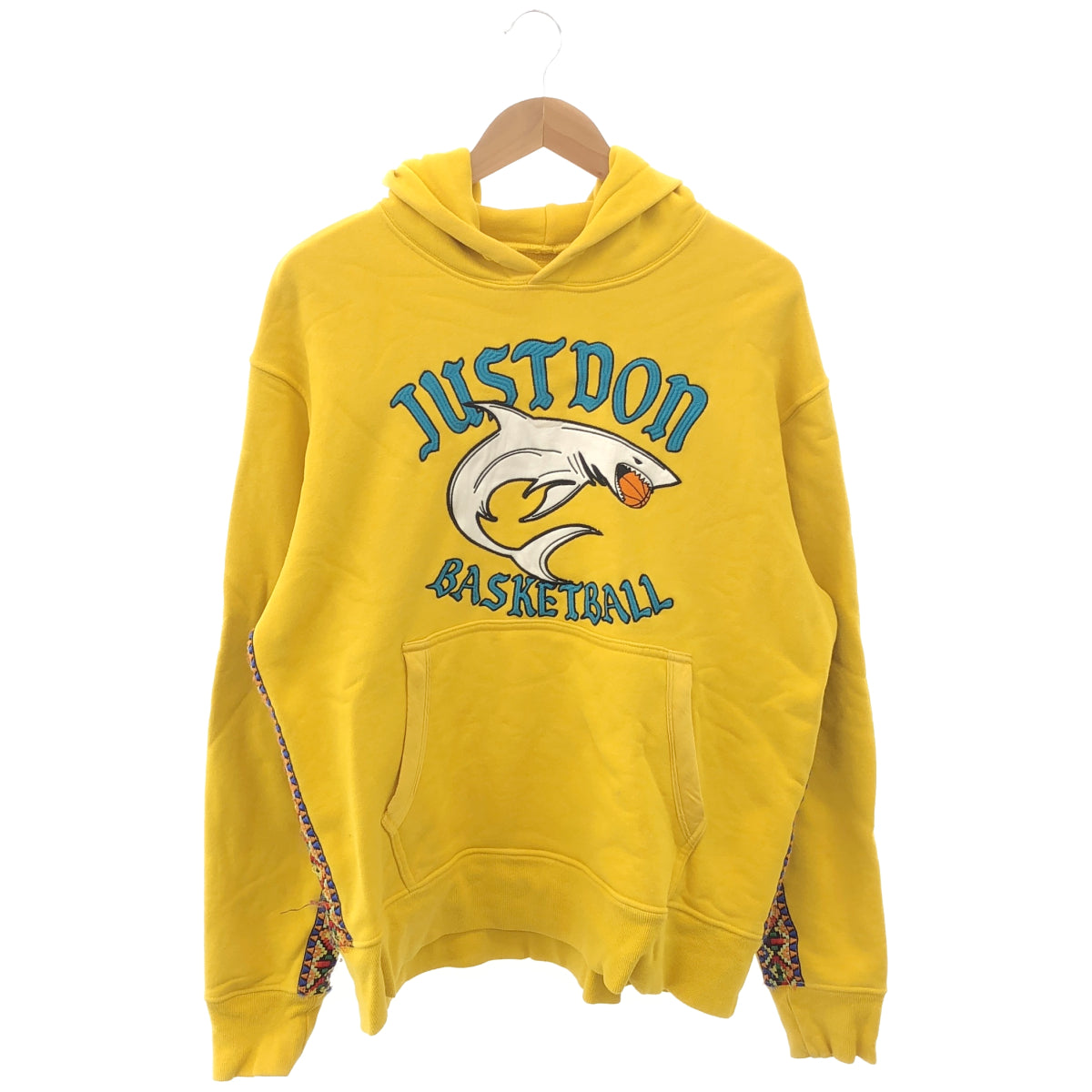 JUSTDON Yellow basketball hoodie pullover, top