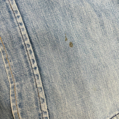 Wrangler ラングラー ブルー 60s-70s デニムウエスタンシャツ トップス