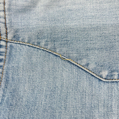 Wrangler ラングラー ブルー 60s-70s デニムウエスタンシャツ トップス