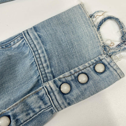 Wrangler ラングラー ブルー 60s-70s デニムウエスタンシャツ トップス
