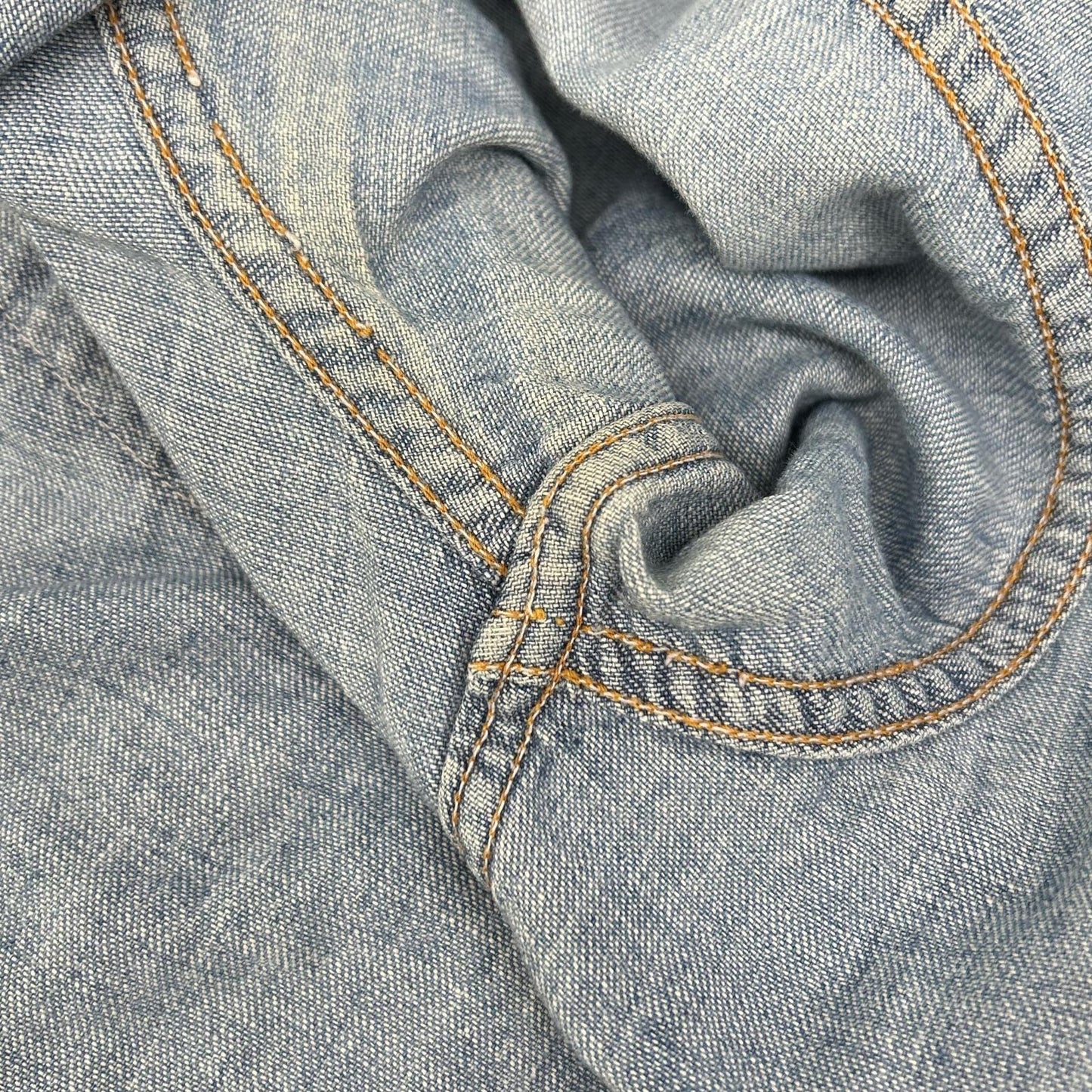 Wrangler ラングラー ブルー 60s-70s デニムウエスタンシャツ トップス