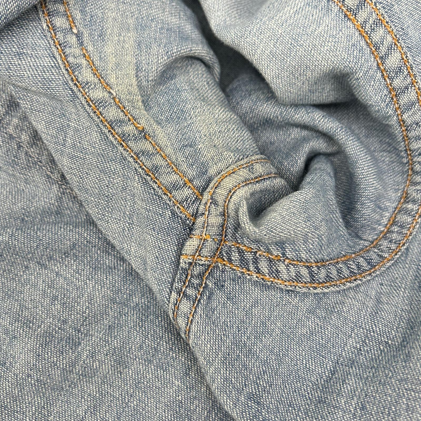 Wrangler ラングラー ブルー 60s-70s デニムウエスタンシャツ トップス