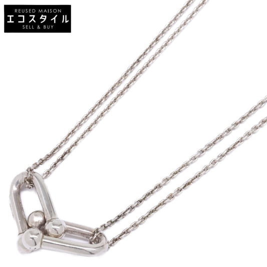 TIFFANY&Co. ティファニー Ag925 ハードウェア ダブルリンク ネックレス