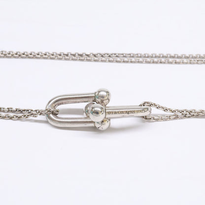 TIFFANY&Co. ティファニー Ag925 ハードウェア ダブルリンク ネックレス