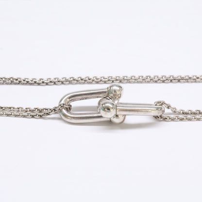 TIFFANY&Co. ティファニー Ag925 ハードウェア ダブルリンク ネックレス