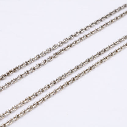 TIFFANY&Co. ティファニー Ag925 ハードウェア ダブルリンク ネックレス