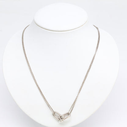 TIFFANY&Co. ティファニー Ag925 ハードウェア ダブルリンク ネックレス