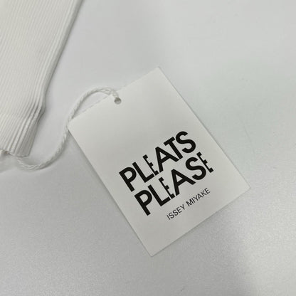PLEATS PLEASE プリーツプリーズ PP15FK105 ホワイト MIST BASICS プリーツ カットソー トップス