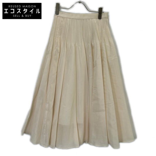 ANAYI アナイ Ivory Eternal Line 2026 organza airy pleated skirt