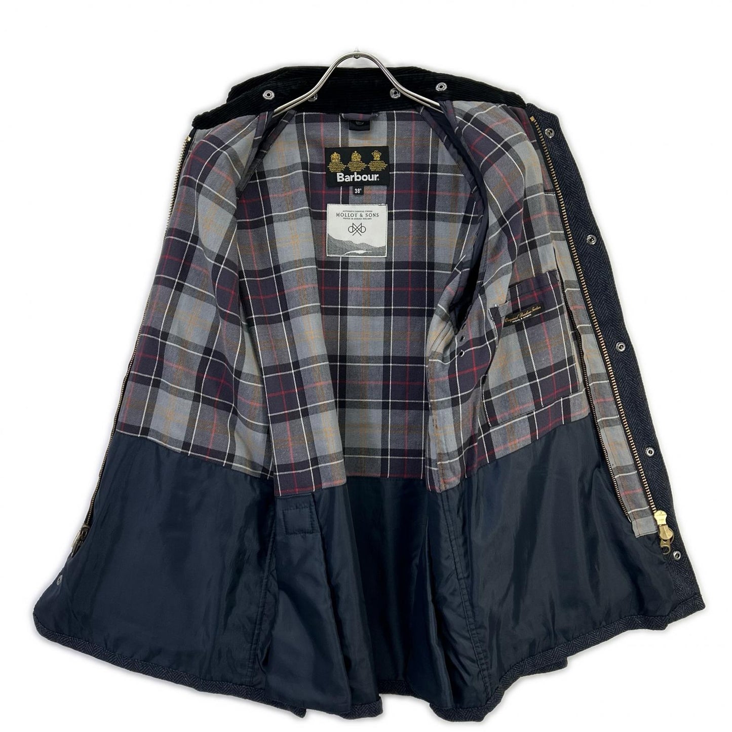 Barbour バブアー 4081443 ネイビー International Beams 別注 Bedale SL Molloy & Sons ジャケット ジャケット