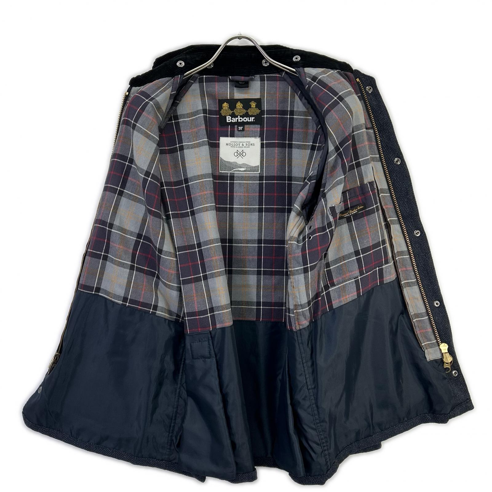 Barbour バブアー 4081443 ネイビー International Beams 別注 Bedale SL Molloy & Sons ジャケット ジャケット