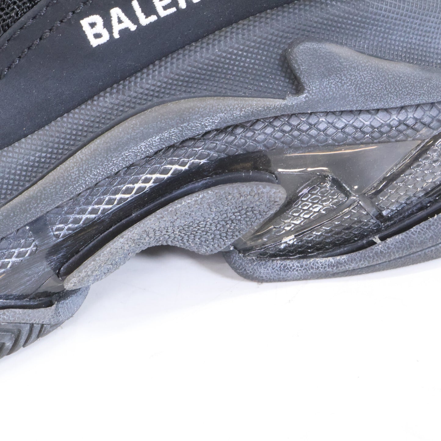 BALENCIAGA バレンシアガ 544351 Triple S Clear Sole トリプルエス クリアソール ダブルフォーム＆メッシュ スニーカー シューズ