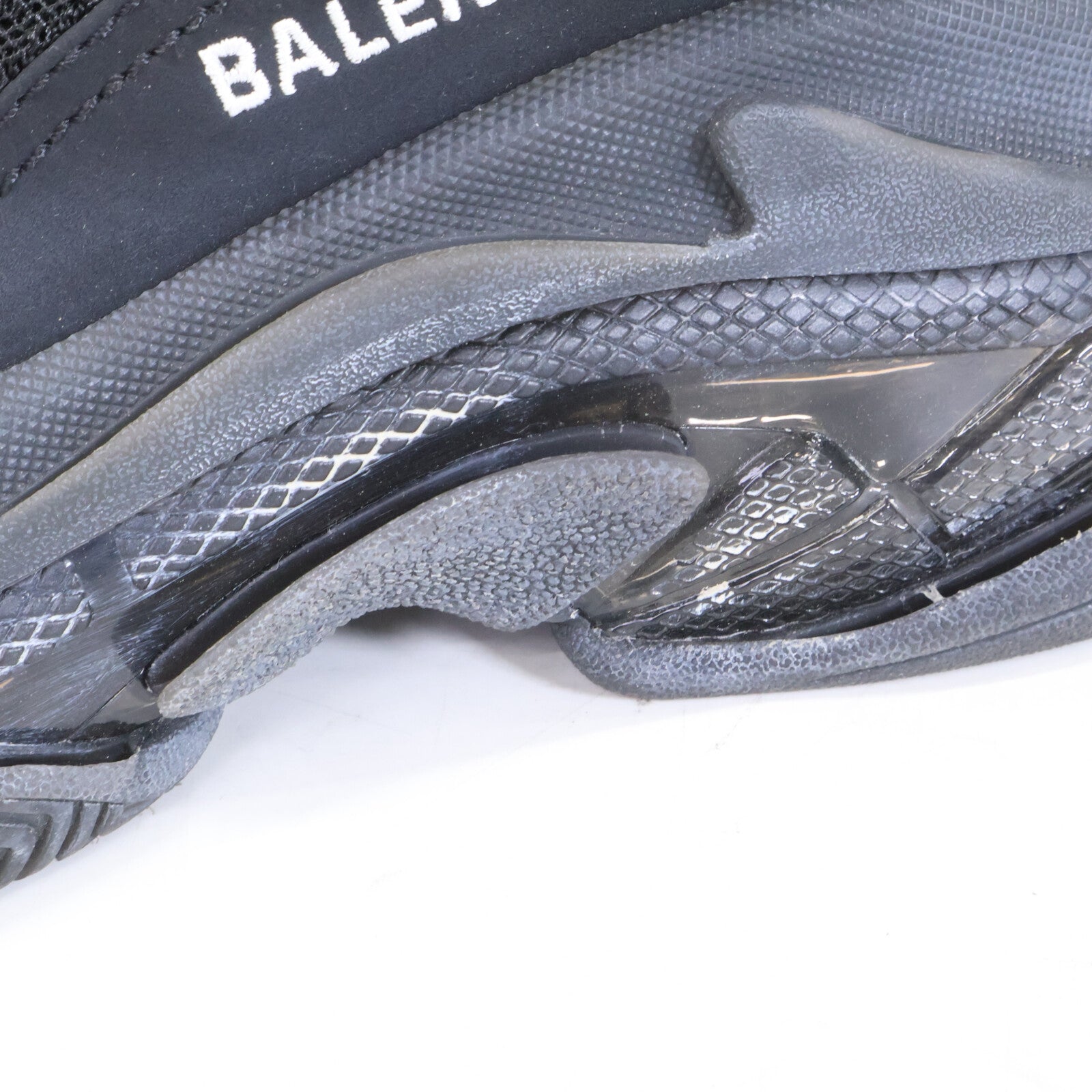 BALENCIAGA バレンシアガ 544351 Triple S Clear Sole トリプルエス クリアソール ダブルフォーム＆メッシュ スニーカー シューズ