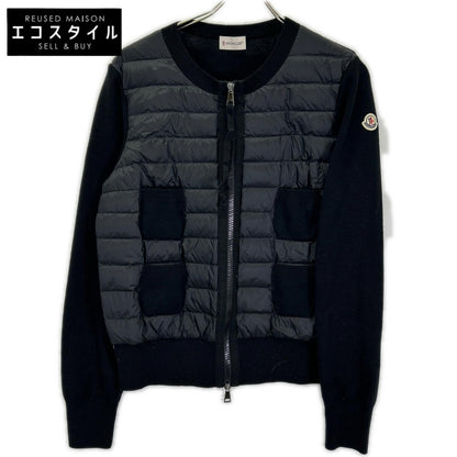 MONCLER モンクレール 【美品/24年製】K20939B51000 CARDIGAN TRICOT ニット/ダウン切替 ノーカラー ジャケット