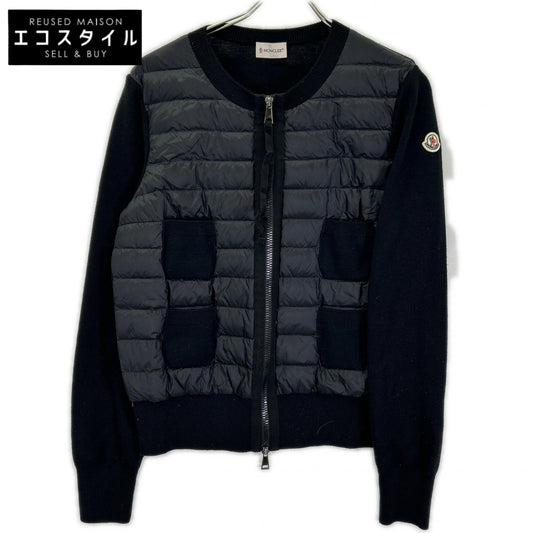 MONCLER モンクレール 【美品/24年製】K20939B51000 CARDIGAN TRICOT ニット/ダウン切替 ノーカラー ジャケット
