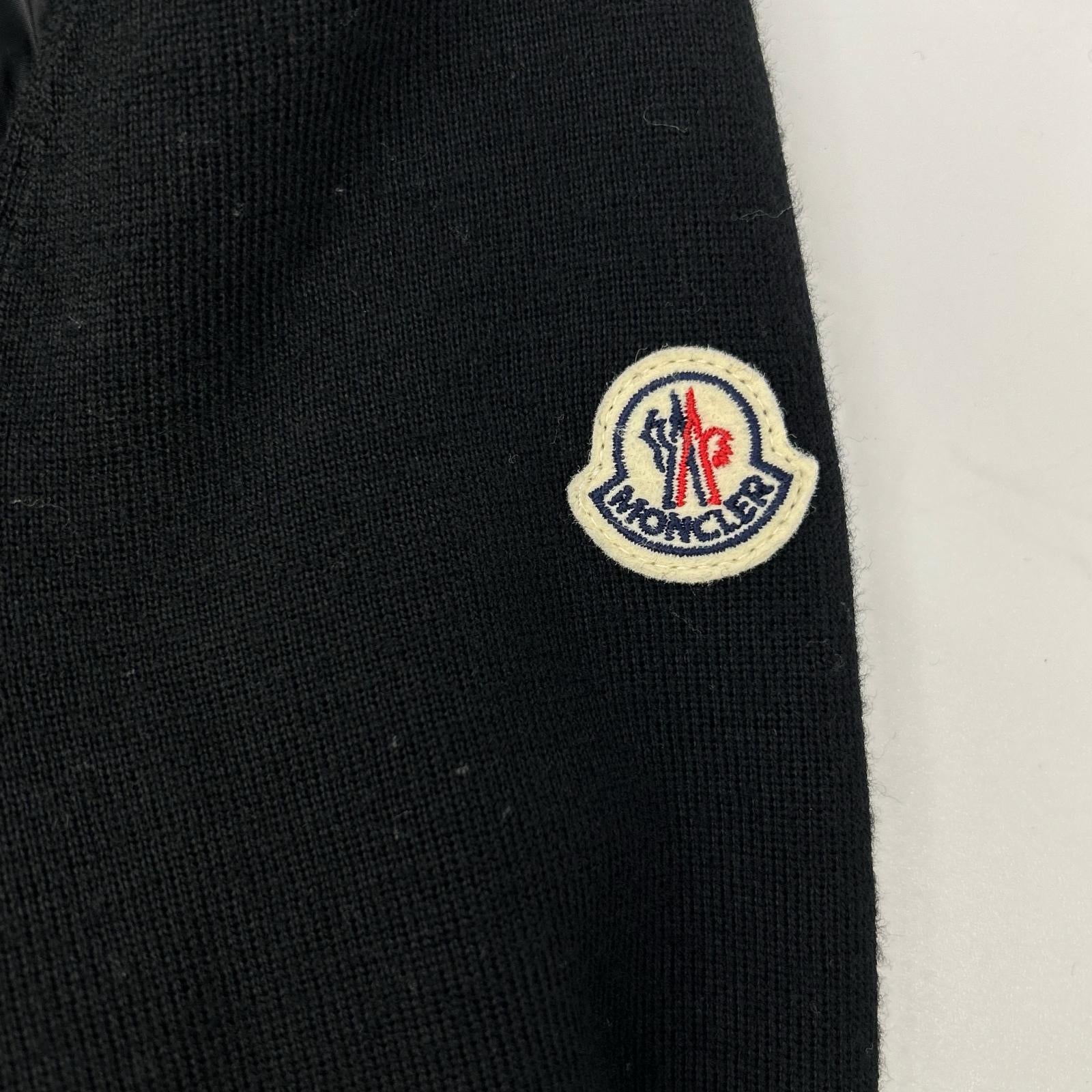 MONCLER モンクレール 【美品/24年製】K20939B51000 CARDIGAN TRICOT ニット/ダウン切替 ノーカラー ジャケット