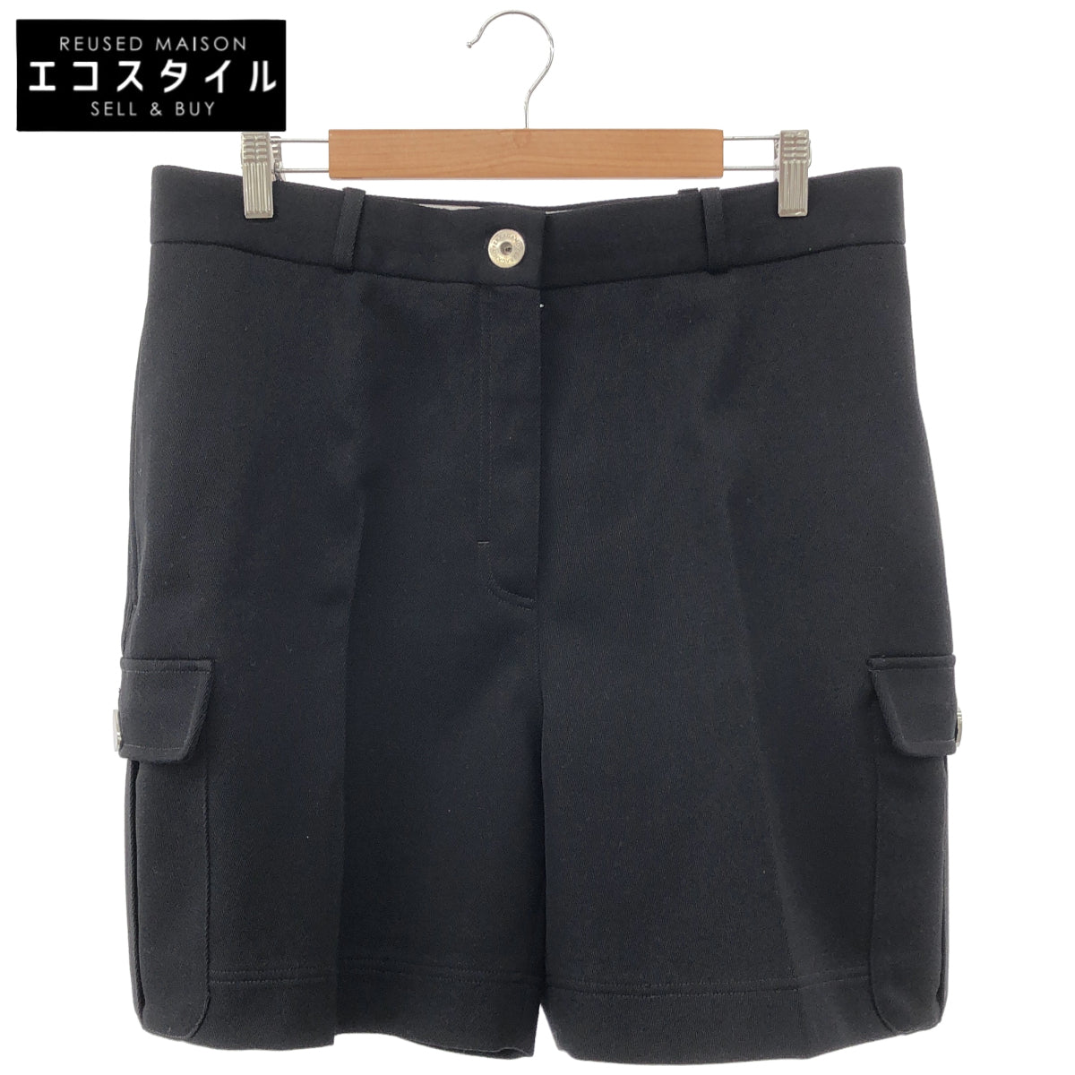 Salvatore Ferragamo 24SS 13F744 0776046 Black half cargo pants, bottoms